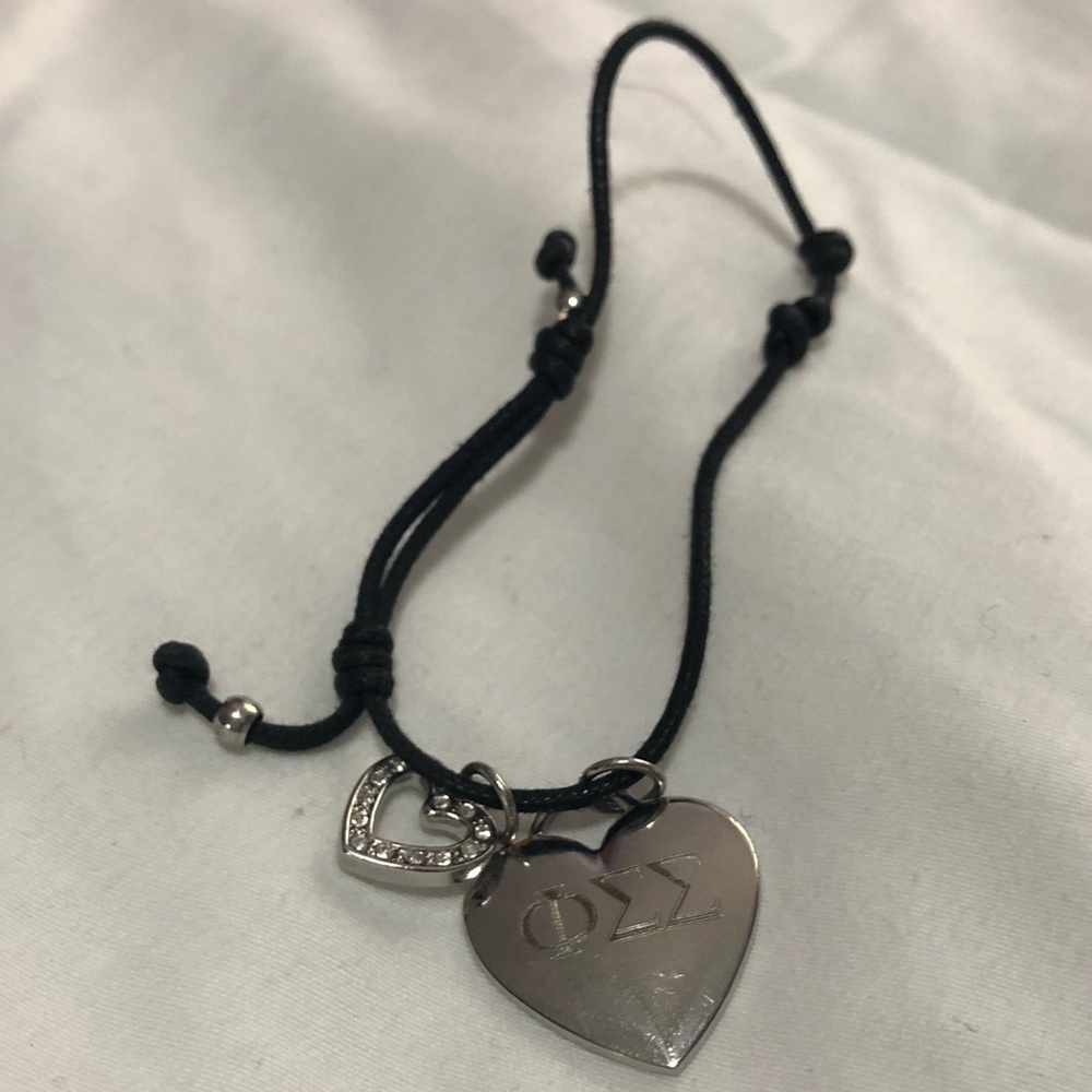 Phi sigma sigma heart bracelet